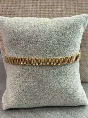 NWOT-18K Gold Filled Mesh Bracelet 7”|Gold Bracelet